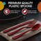 Party Solids 100 Pcs Disposable Utensils – Heavy Duty Plastic Cutlery Set – Premium Plastic Forks, Spoons or Knives for Parties, Events, Catering & Tableware Supplies by Exquisite